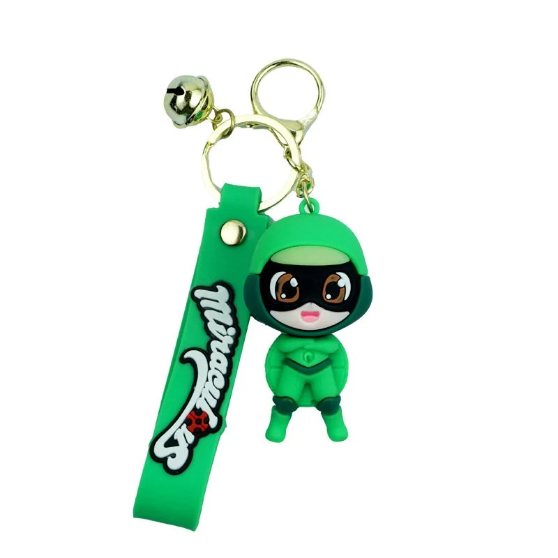 Брелок Леді баг та Супер-кіт Карапакс Ніно Лаїффа Miraculous LadyBag фігурка іграшка для ключів, рюкзака, сумки 7 см, фото №4