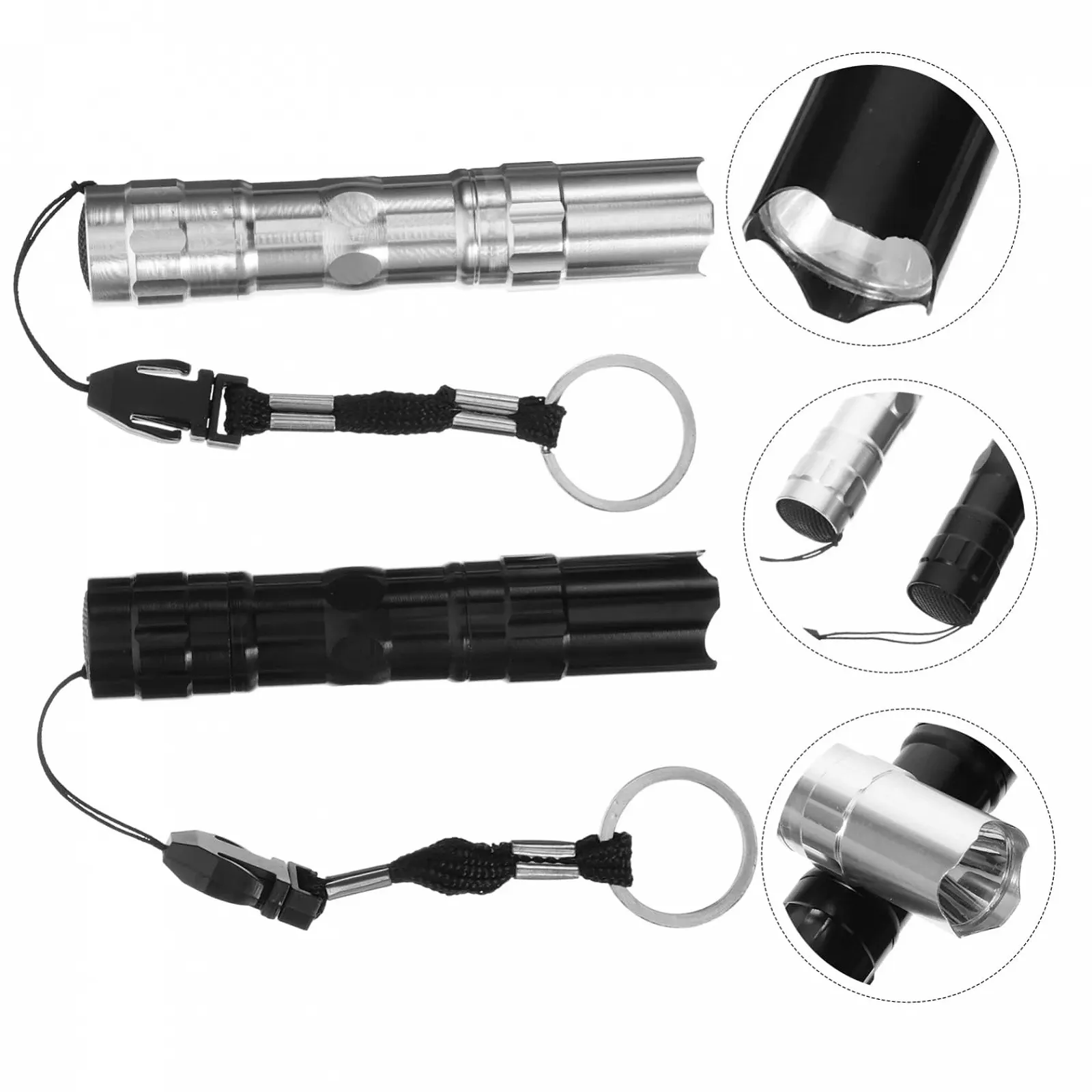 Ліхтарик Yardenfun з алюмінієвого сплаву Компактний розмір Водонепроникний з ремінцем на шию Ударостійкий Зносостійкий, фото №9