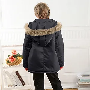 Зимова куртка для дівчаток synthetic.ua - Фото 1