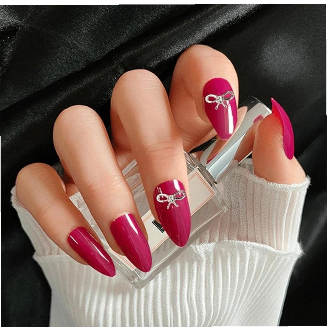 Стразы для ногтей 3D Хрустальный бантик для украшения ногтей, маникюра, DIY, 10 шт, фото №2