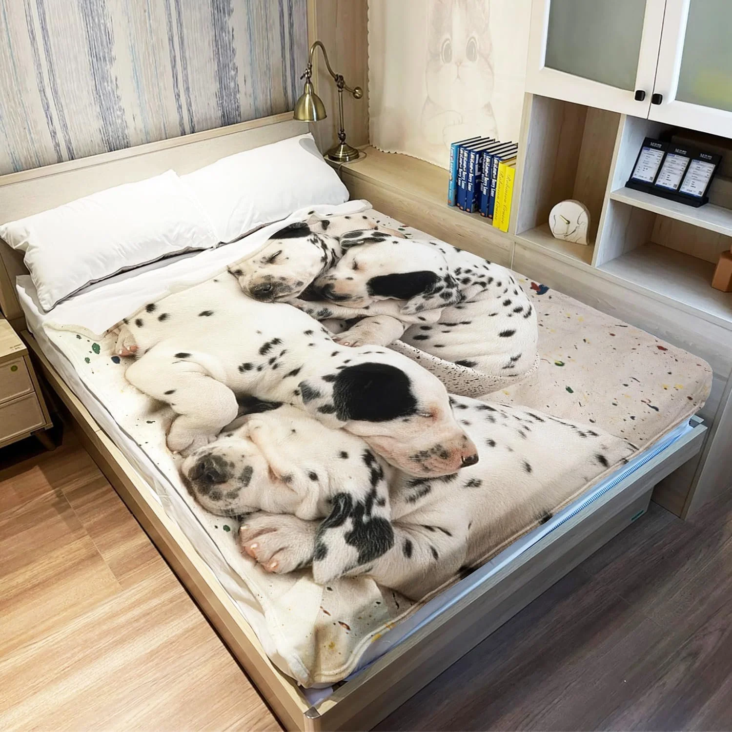 Одеяло Флисовое YISUMEI Dalmatian 75 x 100 см, фото №4