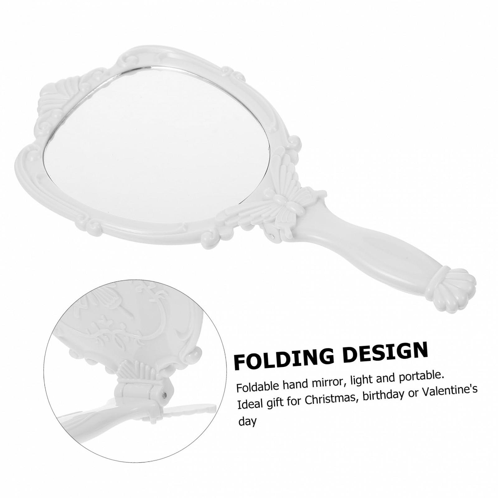 Люстерко Angoily 3St Griff Klappspiegel Vanity Mirror біле, фото №6 Люстерко Angoily 3St Griff Klappspiegel Vanity Mirror біле, фото №6