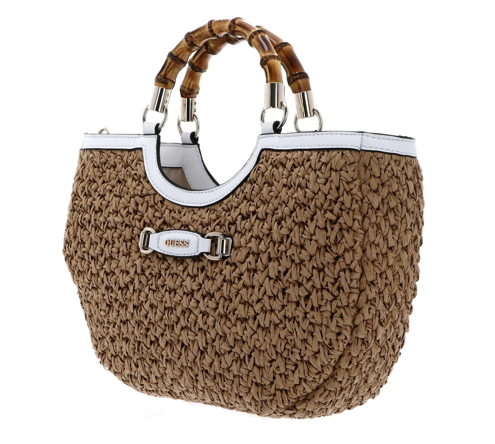 Сумка Satchel GUESS Siria Girlfriend Natural/White, фото №2