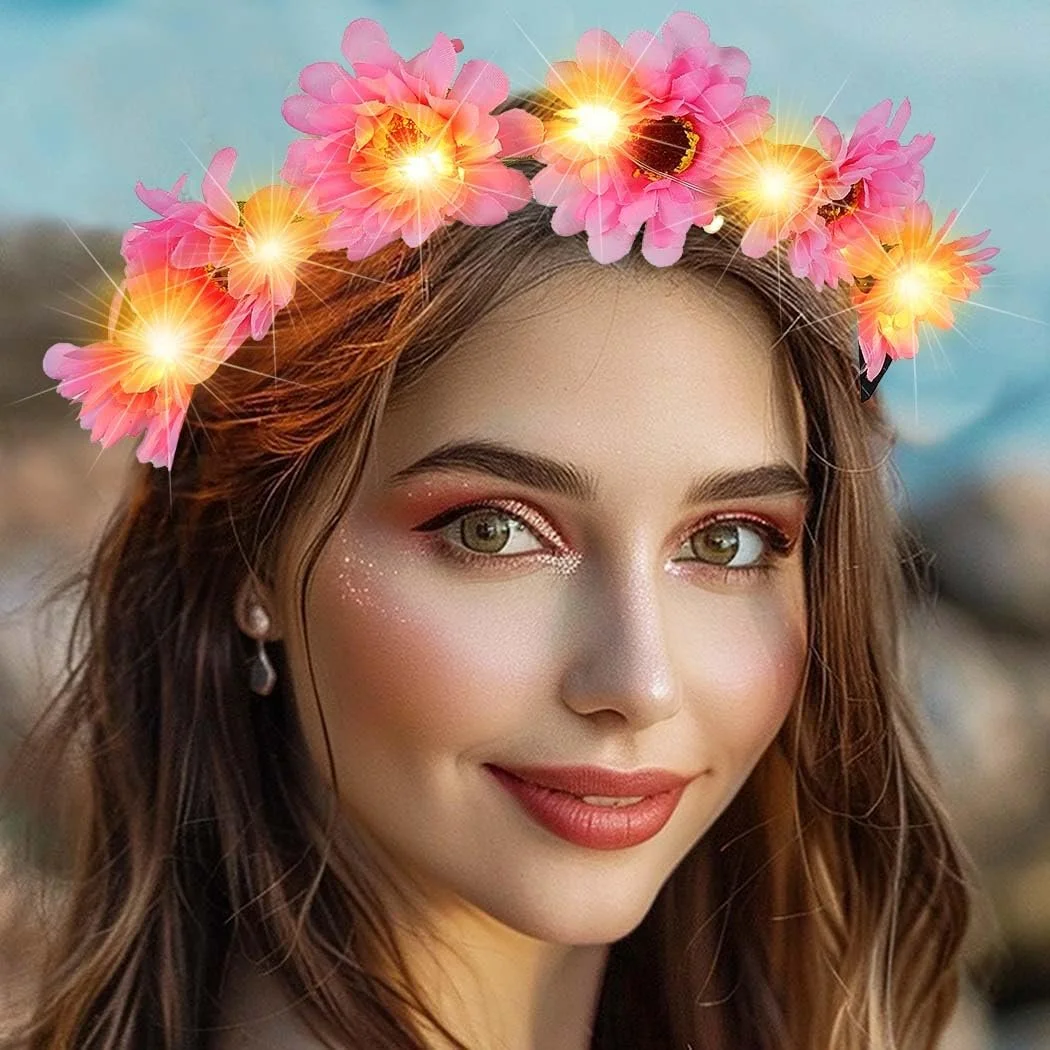 Вінок для волосся з LED підсвічуванням Zoestar, фото №5