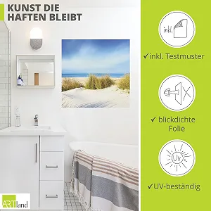 Наклейка на стіну ARTland Beach Sea Dunes K2JP 70 x 70 см synthetic.ua - Фото 1