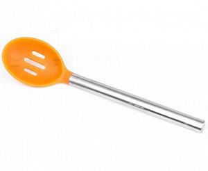 Ложка кухонная силиконовая FRU-490-Orange оранжевая - Фото 1