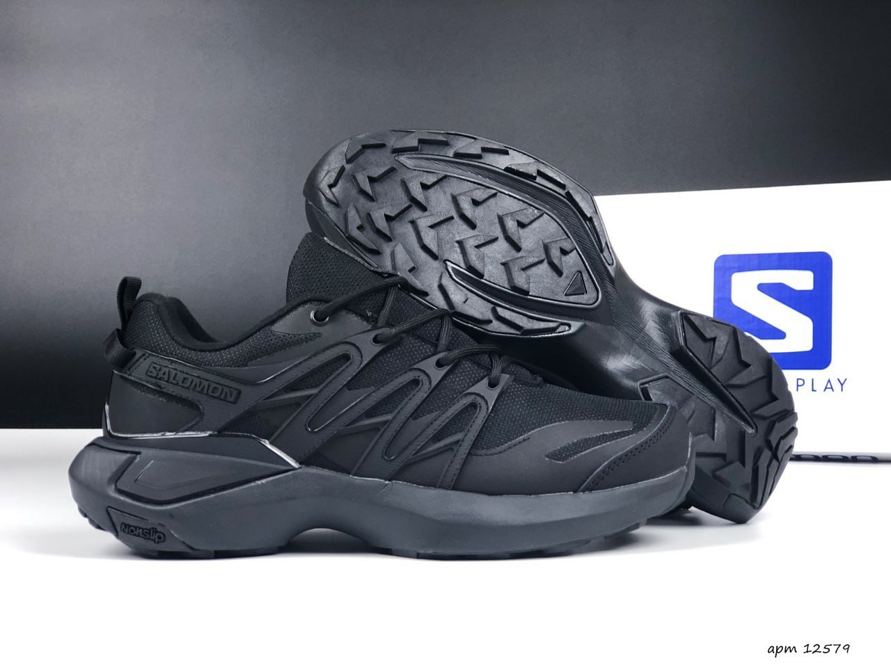 Чоловічі термо кросівки Salomon Xt Pu.Re Advanced чорні осінь зима, фото №3