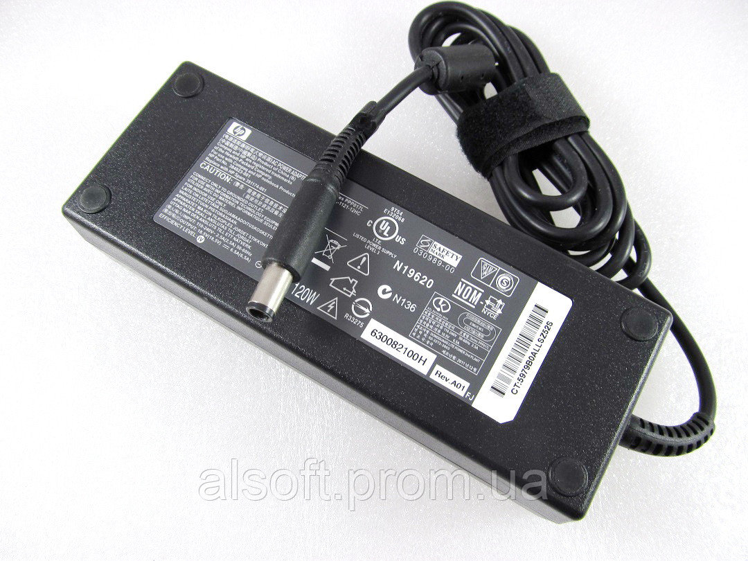 Блок енергії для ноутбука HP 120W PPP016L 18.5V 6.5A розтягування 7.4-5.1 pin inside A40046, фото №1
