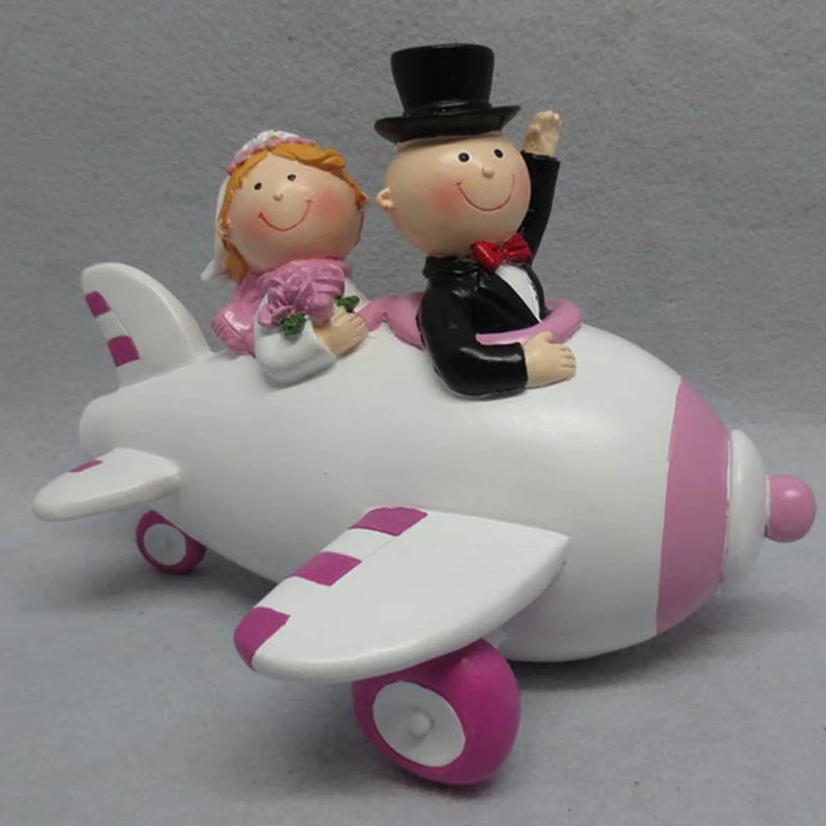 Скарбничка для грошей Udo Bremen Весільна пара на літаку, фото №1
