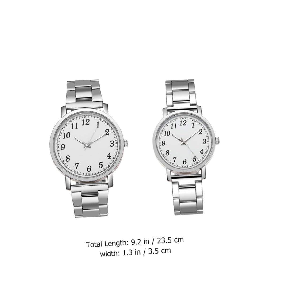 Годинник Парні PartyKindom Кварцовий Срібло Білий, фото №2