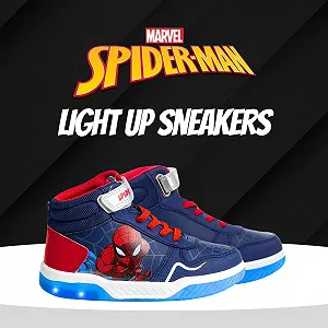 Обувь Spiderman для мальчиков, высокие кроссовки, подарок для мальчиков и подростков, размеры UK 9 - 1 synthetic.ua - Фото 1