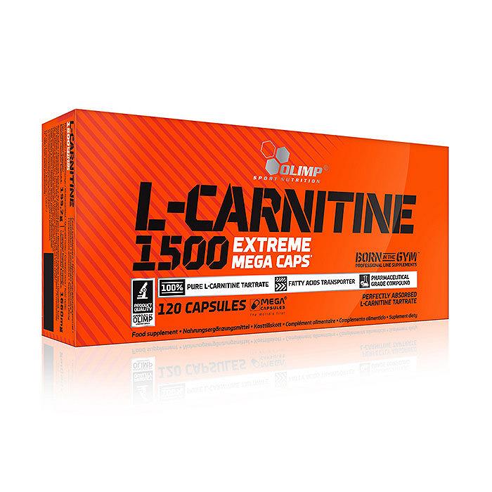 L-карнітин OLIMP L-Carnitine 1500 Extreme Mega Caps 120, фото №1