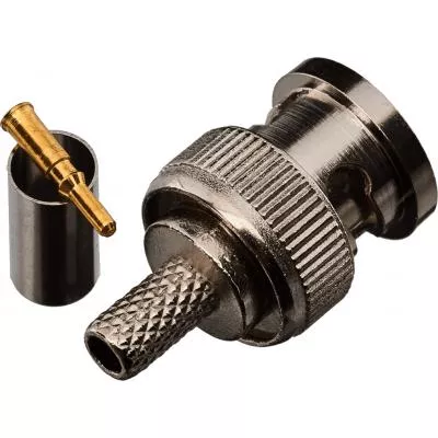 Коннектор Greenvision BNC/M RG58 crip BNC-male on for RG58U 3633, фото №1