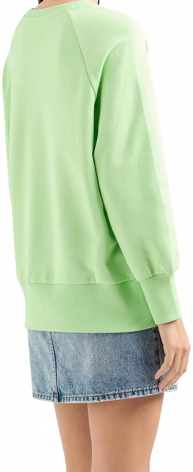 Жіночий світшот Armani Exchange Metallic Logo Terry Crew Neck Пуловер, фото №5