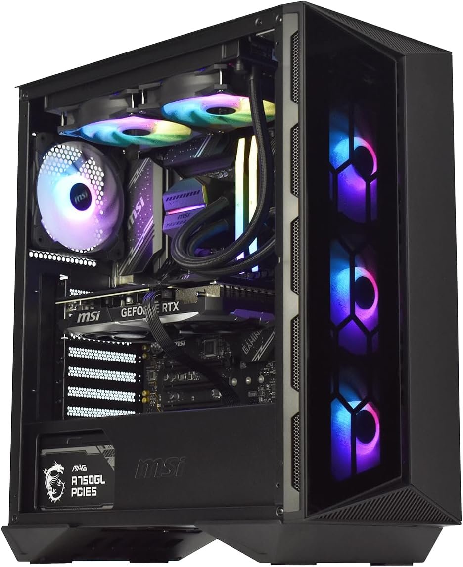 Комп'ютер M.Red Gamer PC by MSI CBT013-04 / Intel Core i5-14600KF / RAM 32GB / SSD 1TB / RTX 4070 / HDMI / LAN / Wi-Fi / Bluetooth / Windows 11 Pro / Black, фото №2