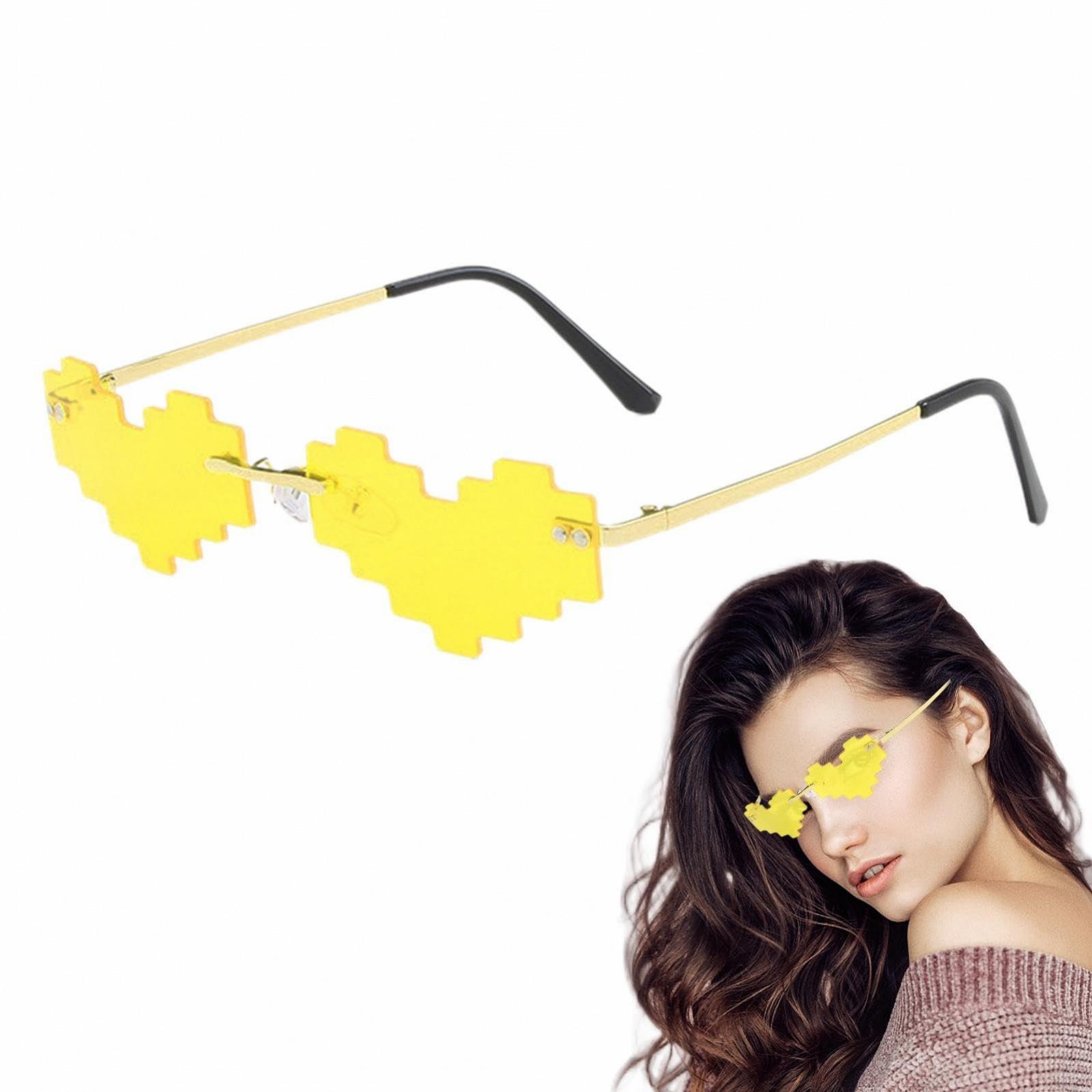 Солнцезащитные очки Сердце, Смешные солнцезащитные Сердце Мозаика, фото №9