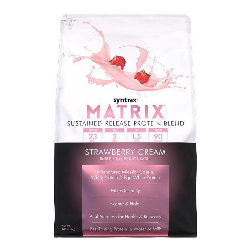 Протеин Syntrax Matrix 2.2 kg Strawberry Cream, фото №1