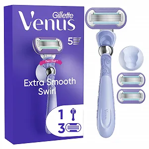 Станок для бритья Venus Gillette Swirl Flexiball женский с 2 сменными кассетами - Фото 1