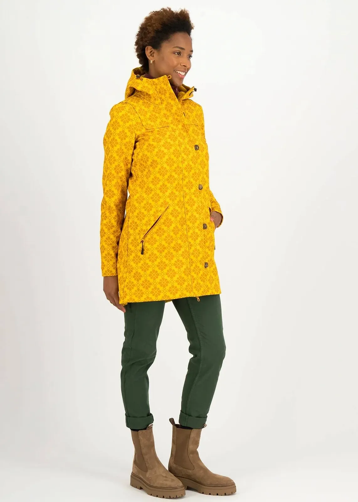 Пальто Blutsgeschwister Wild Weather Женское Golden Autumn, S, фото №4 Пальто Blutsgeschwister Wild Weather Женское Golden Autumn, S, фото №4