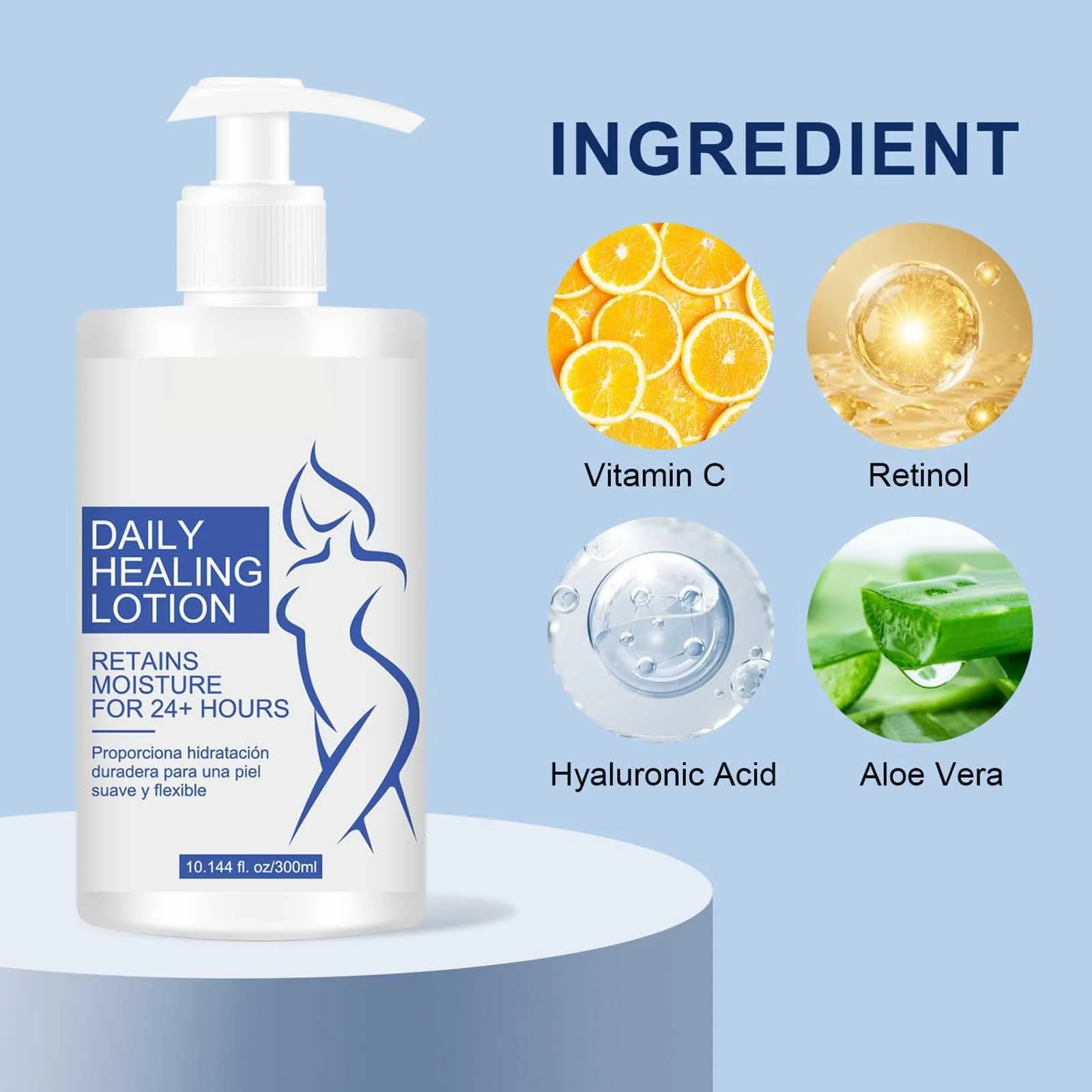 Лосьйон для тіла, що покращує еластичність та пружність шкіри на тривалий термін, фото №2