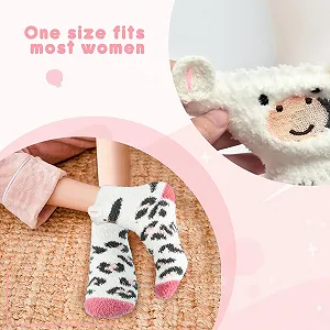 Пухнасті шкарпетки для жінок synthetic.ua - Фото 1