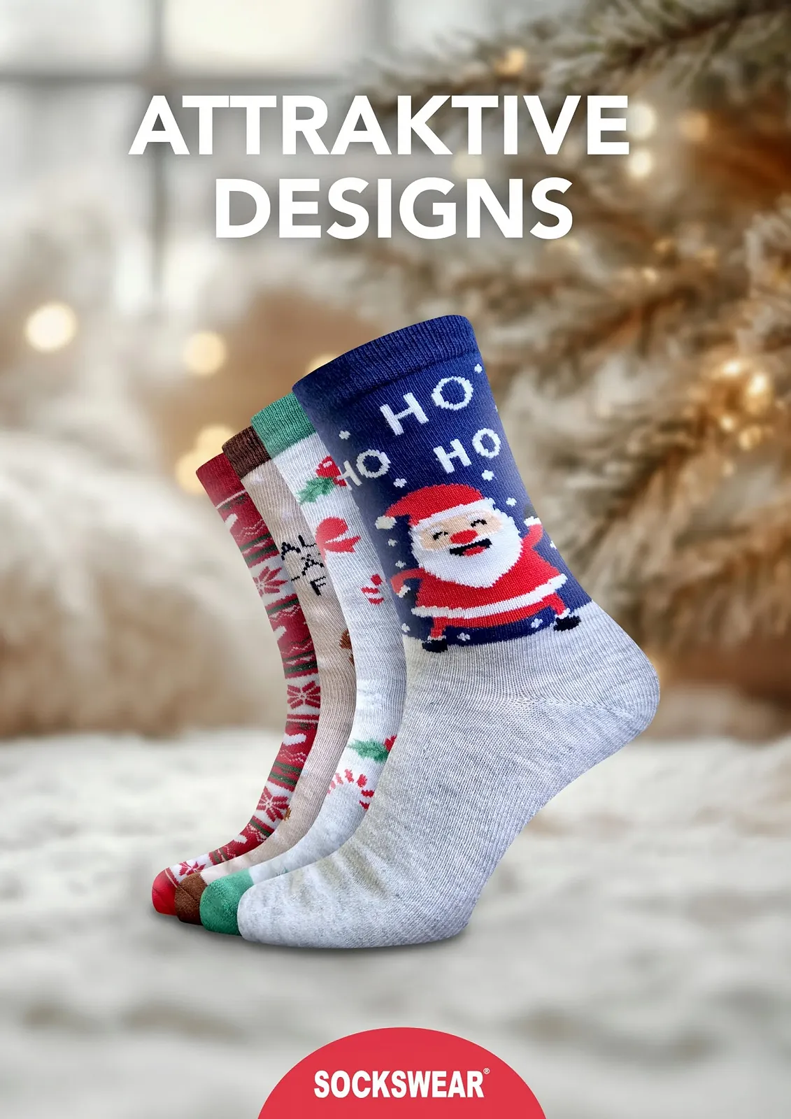 Шкарпетки Sockswear Advent Calendar в подарунок, 12 пар жіночих шкарпеток, фото №6 Шкарпетки Sockswear Advent Calendar в подарунок, 12 пар жіночих шкарпеток, фото №6