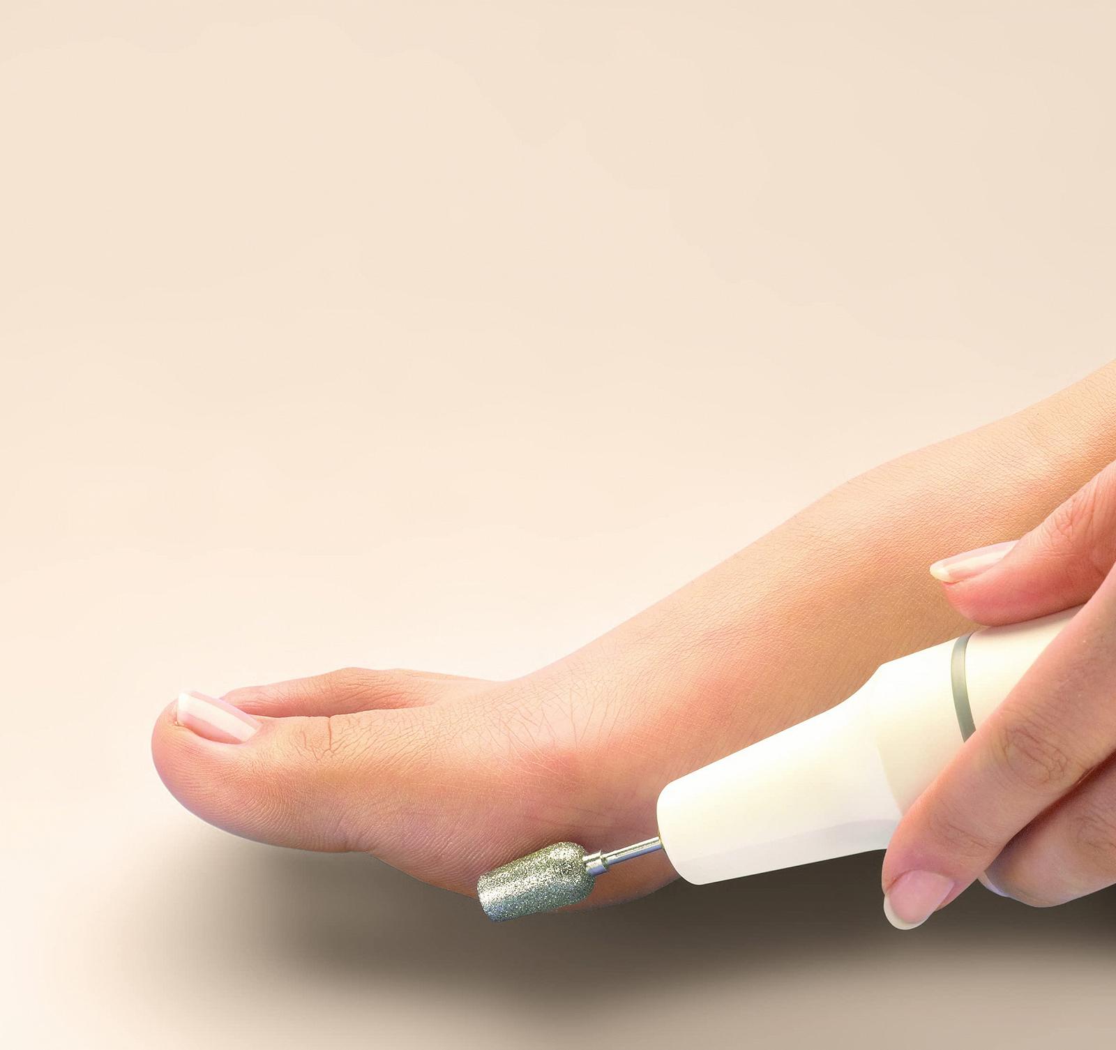 Електричний пристрій для манікюру/педикюру Bausch 0800WEISS з фіксуючим гвинтом, функцією за годинниковою стрілкою/проти годинникової стрілки, без насадок, фото №4