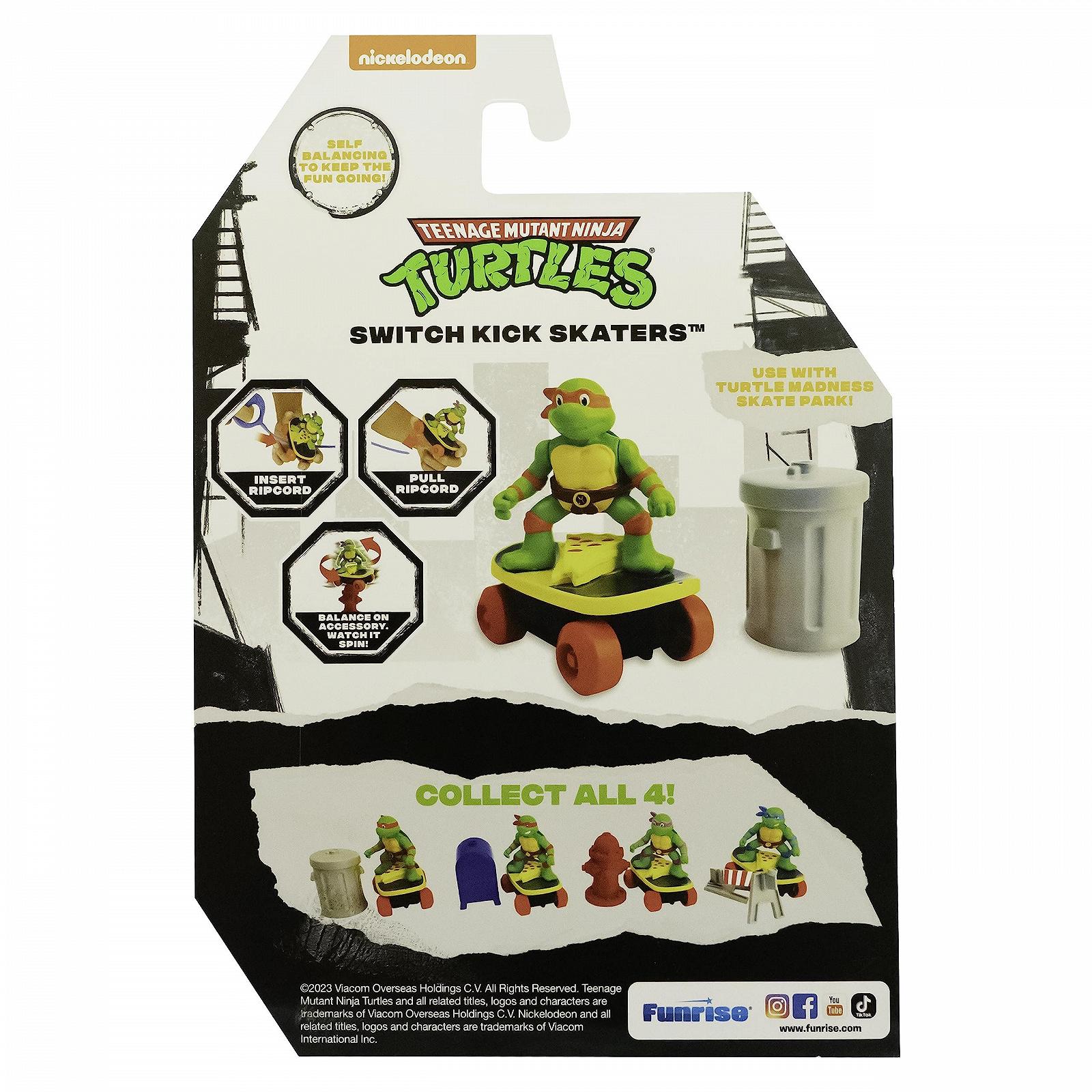Фігурка Teenage Mutant Ninja Turtles Michelangelo Switch Kick Skater Michaelangelo Classic, фото №2