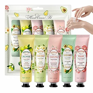 Крем для рук Набір 5 шт Квітковий Фруктовий Зволожуючий - Фото 1