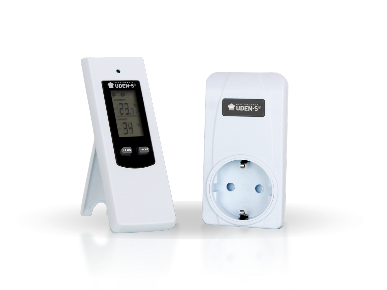 Терморегулятор UDEN-TW бездротовий розетковий, фото №1