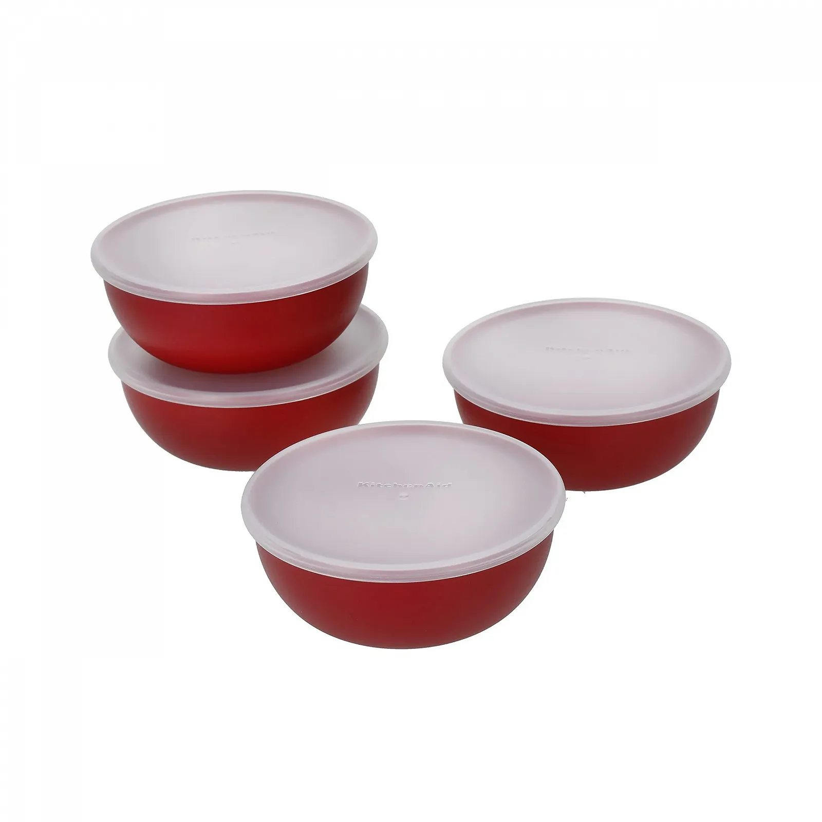 Набір мисок KitchenAid Pinch Bowls 23 г 4 шт. Червона імперія, фото №1