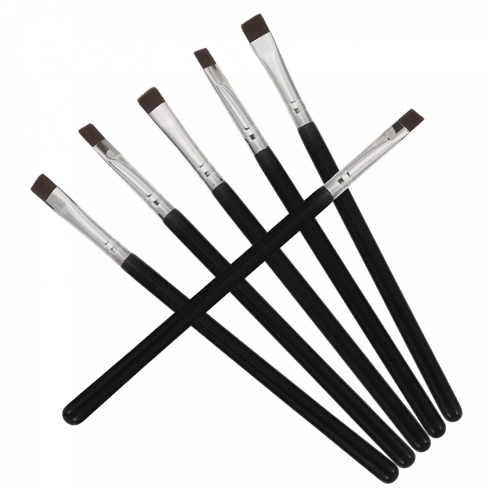 Пензлі Magiclulu E20 для підводки плоский дерев'яна ручка, фото №6 Пензлі Magiclulu E20 для підводки плоский дерев'яна ручка, фото №6