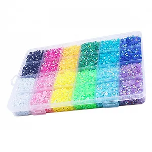 Стрази, 1 коробка, Манікюрні діаманти, Невеликі прикраси для манікюру - Фото 1