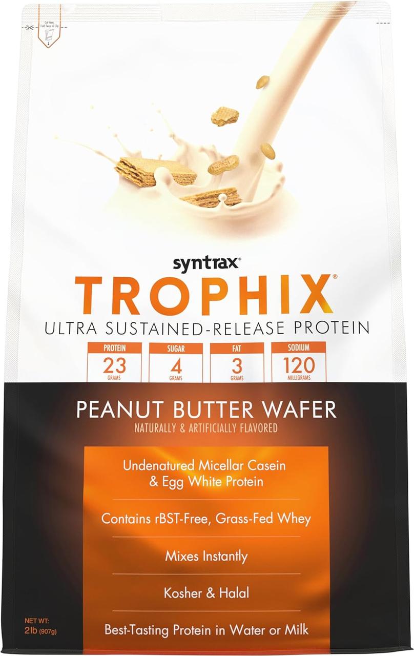 Протеин Syntrax Trophix 908 g Peanut Butter Wafer, фото №1