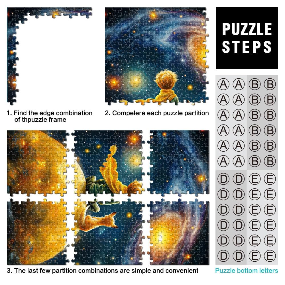 Пазл The Little Prince and the Fox 1000 элементов 38 x 26 см, фото №3