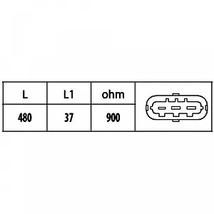 Датчик импульсов коленвала HELLA 6PU 009 146-461 для ALFA ROMEO FIAT ISUZU LANCIA synthetic.ua - Фото 1