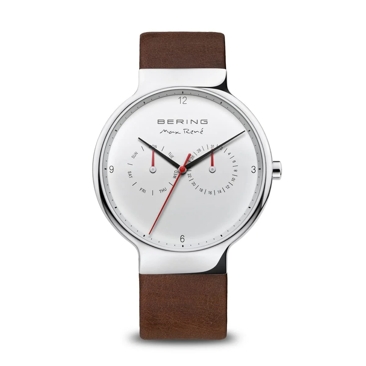 Мужские часы Кварцевые BERING 42 мм Нержавеющая сталь Milanaise 15542, фото №1