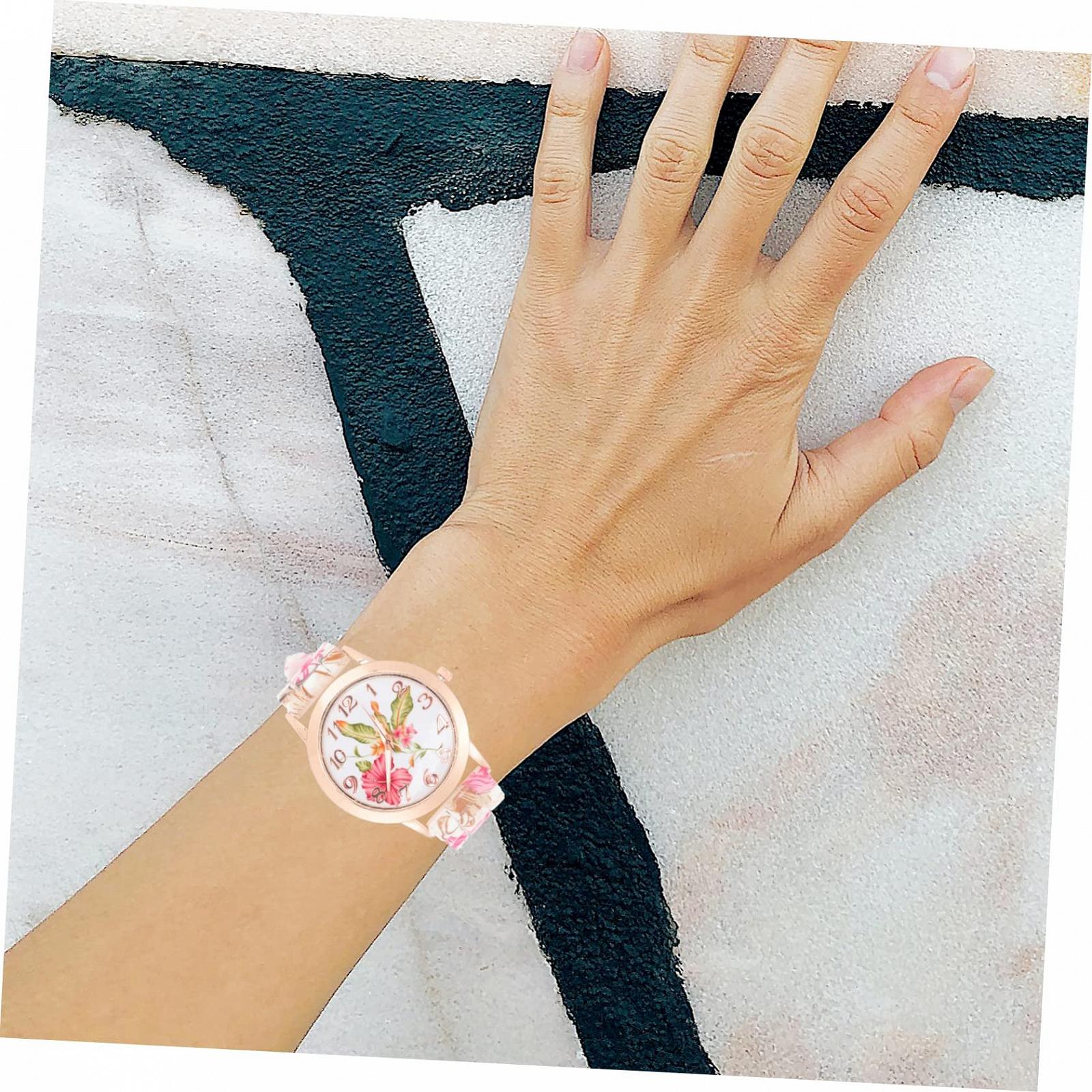 Часы Женские Healvian Quartz Силиконовые Розовый, фото №2 Часы Женские Healvian Quartz Силиконовые Розовый, фото №2