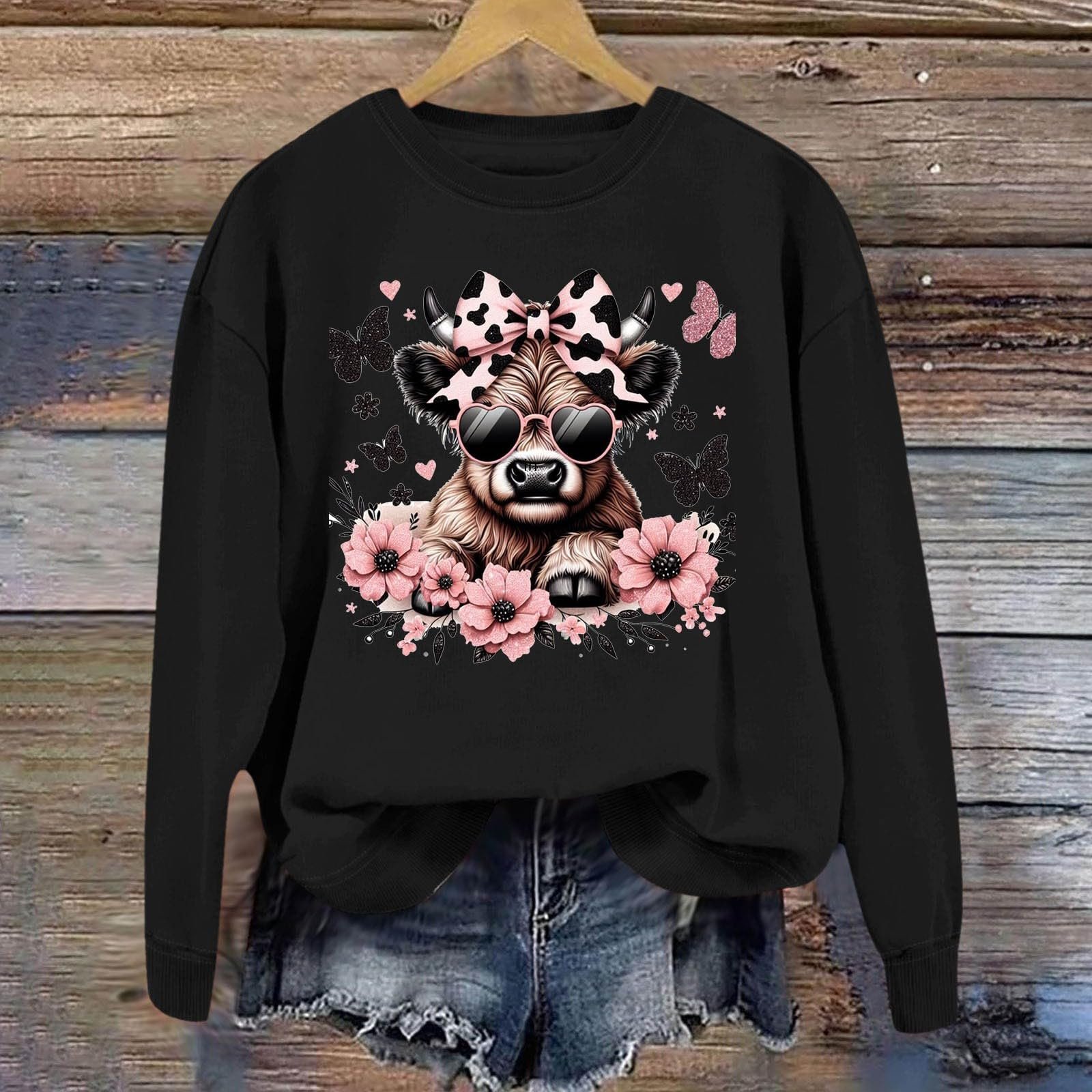 Женский Свитшот Без бренда Без серии Без модели С круглым вырезом, фото №6