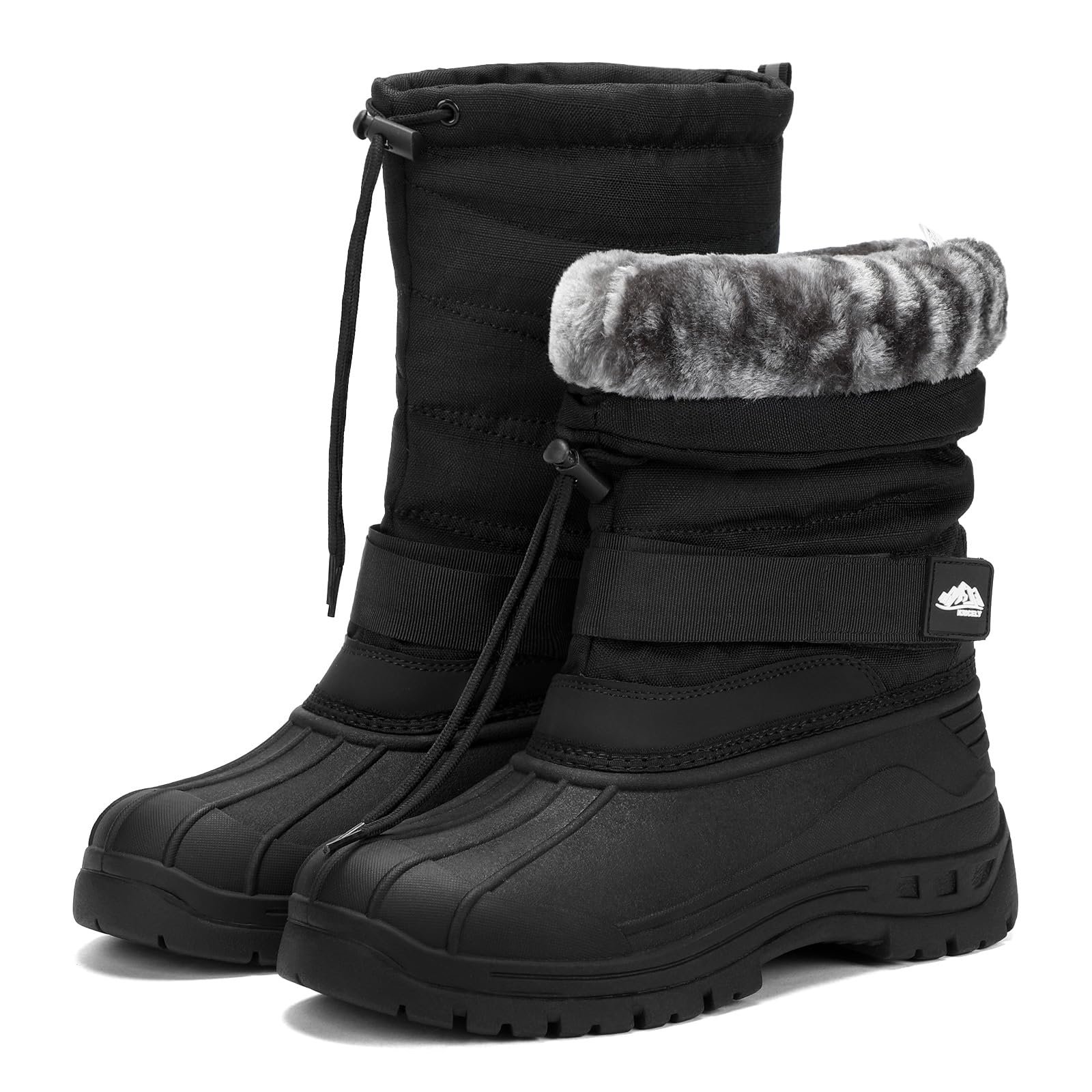 Чоловічі зимові водонепроникні черевики Kricely з теплою підкладкою, нековзкі, фото №6