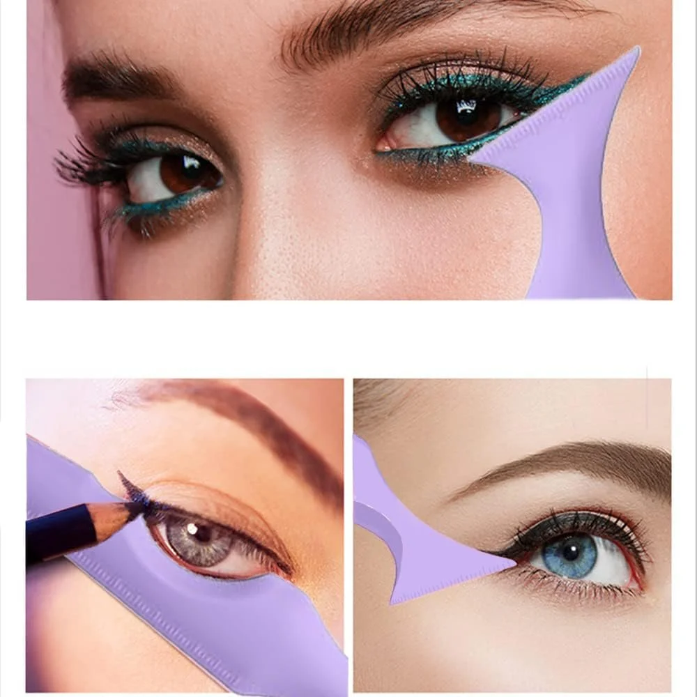 Трафареты RHQFDM Силиконовые для подводки для глаз Набор из, фото №4