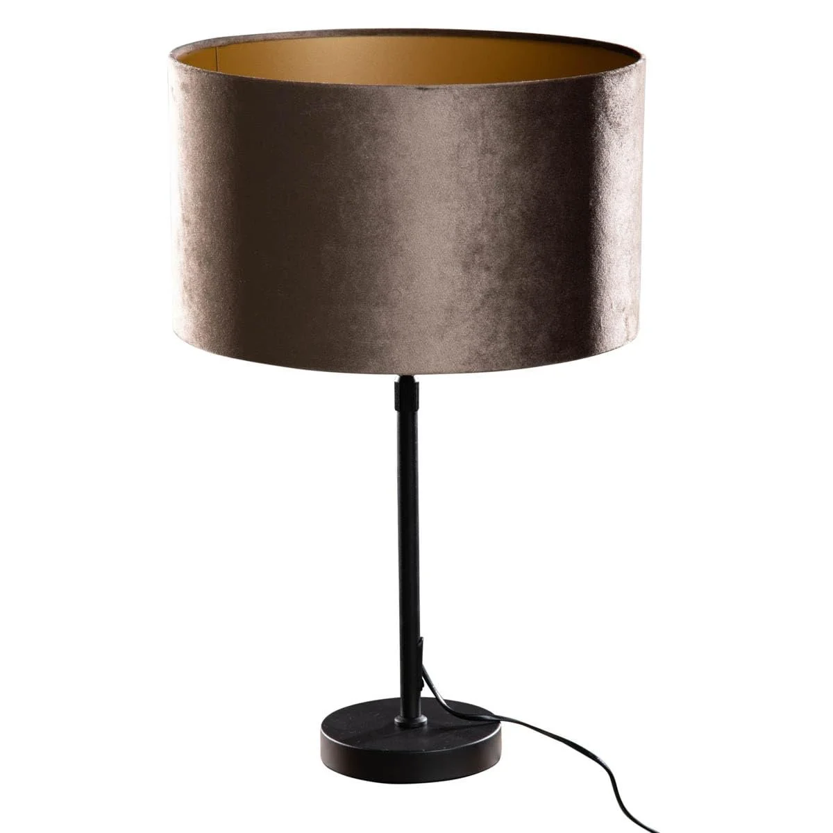 Настільна лампа Qazqa Parte Classic I антична сталева чорна з зеленим оксамитовим абажуром 35 см E27, фото №7