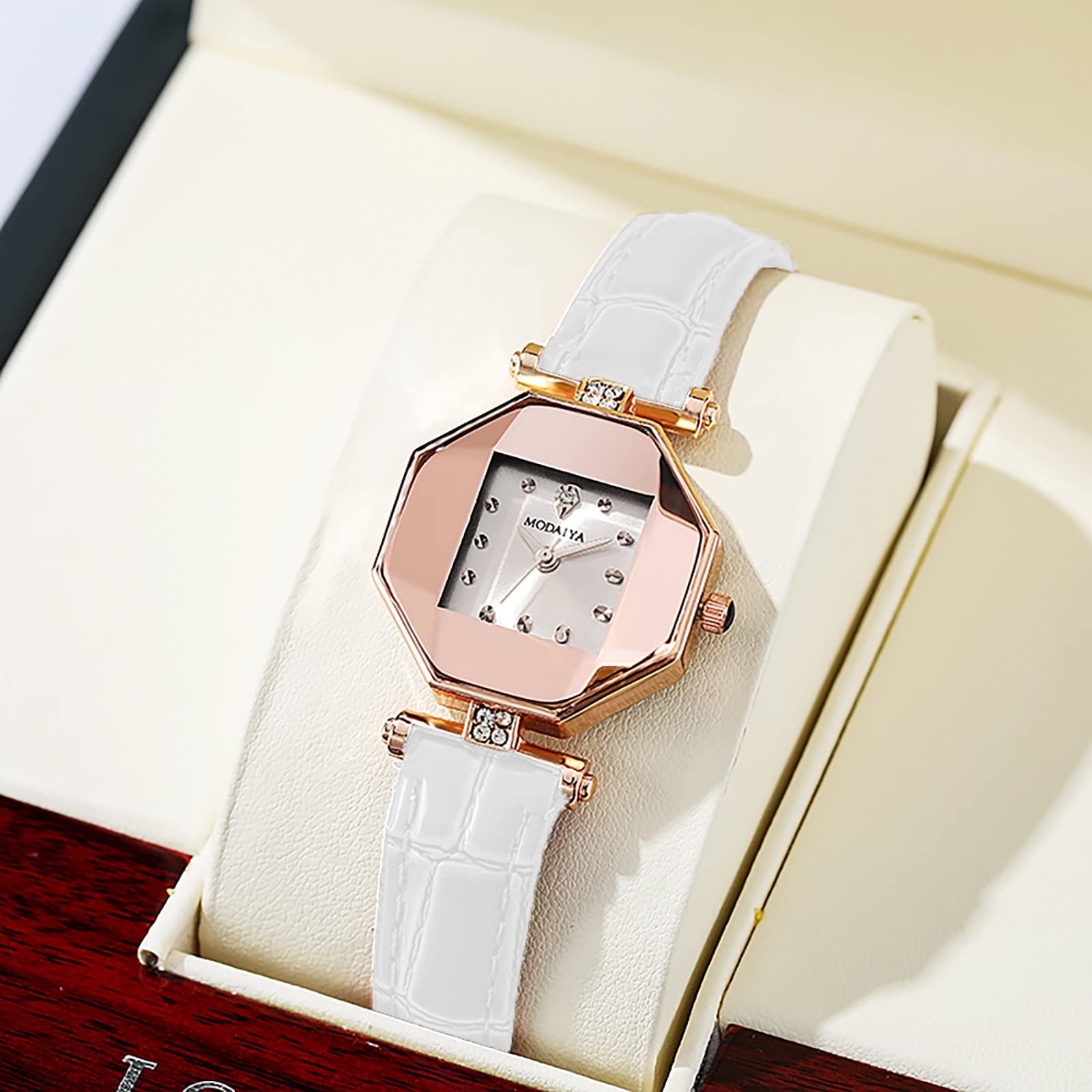 Жіночий аналоговий кварцовий годинник Generisch Матовий ремінець, фото №3