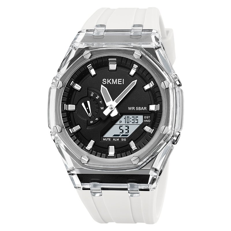 Годинник Skmei 2100WTBK White-Black SALE, фото №1