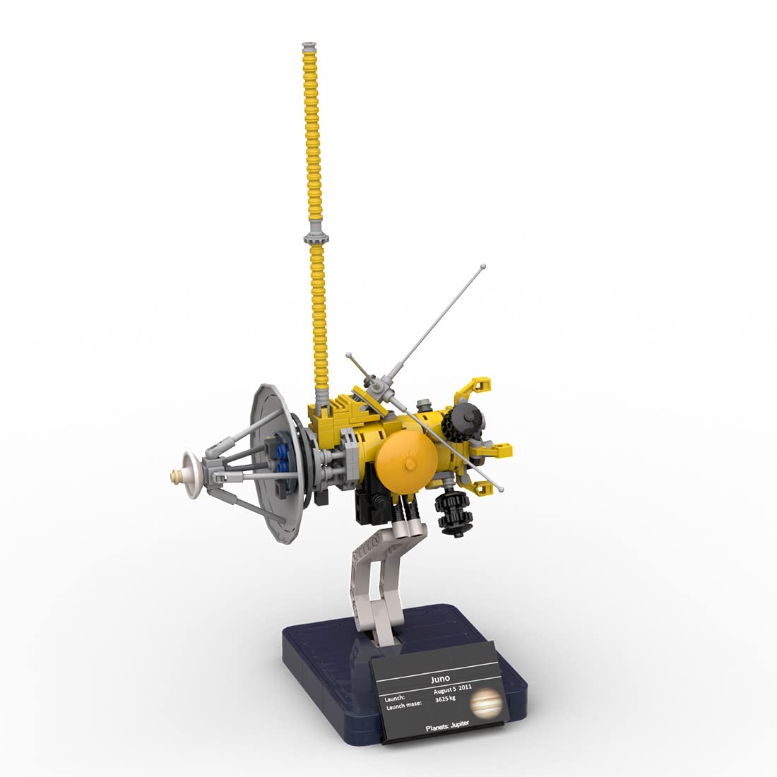 Набор для сборки ADIY 1/12 NASA Juno Rosetta Pioneer X-XI Voyager 1-2 Cassini Huygens Space NASA Series (1915 штук), фото №4