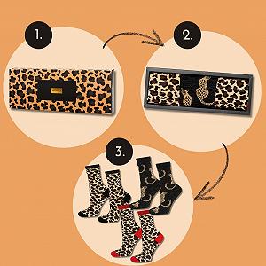 Носки Soxo Леопард, женские, с анималистическим принтом, размер 35-40 synthetic.ua - Фото 1