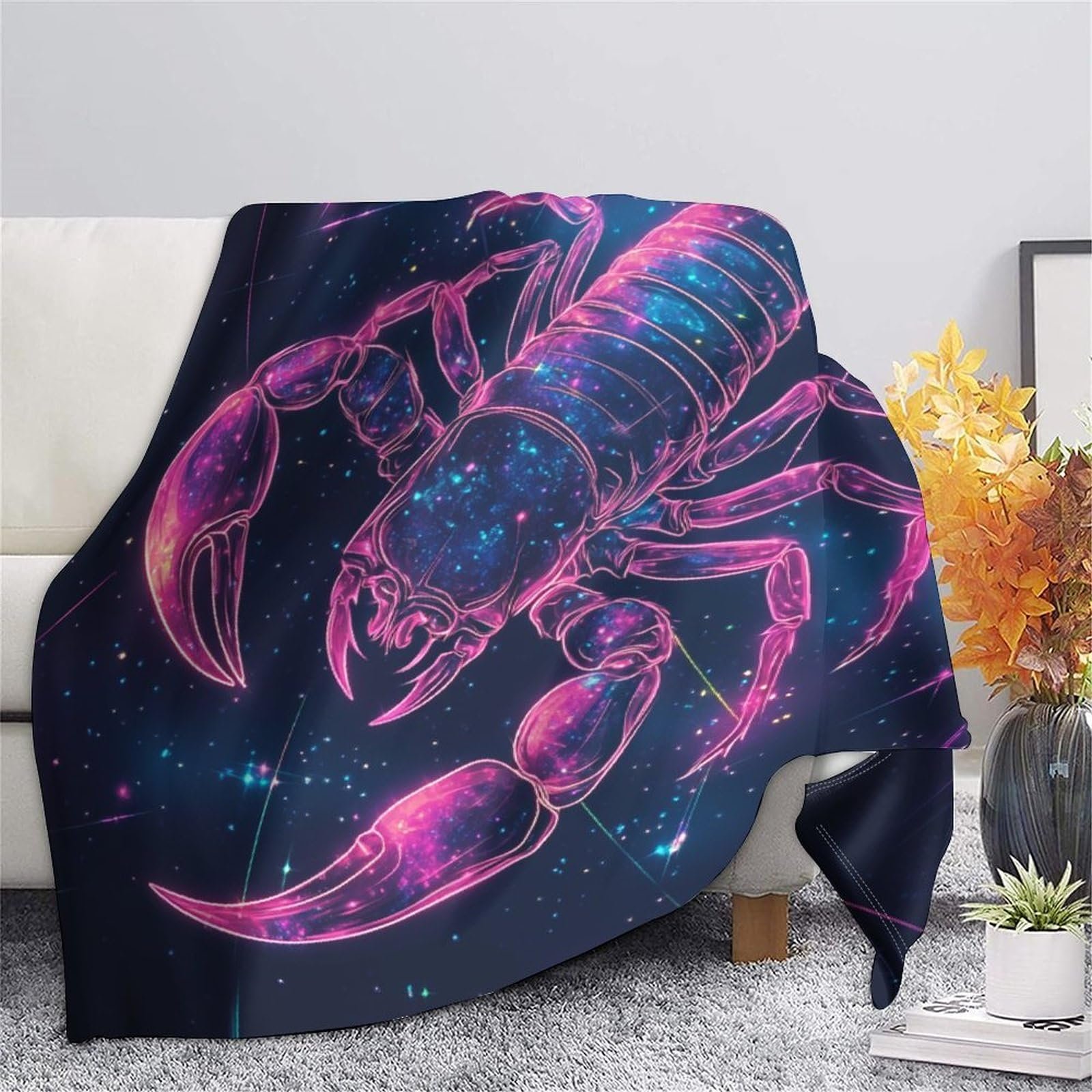 Покривало Scorpions Пухнаста, м'яка і тепла, флісова, покривало, 3D, 200 x 230 см, фото №6