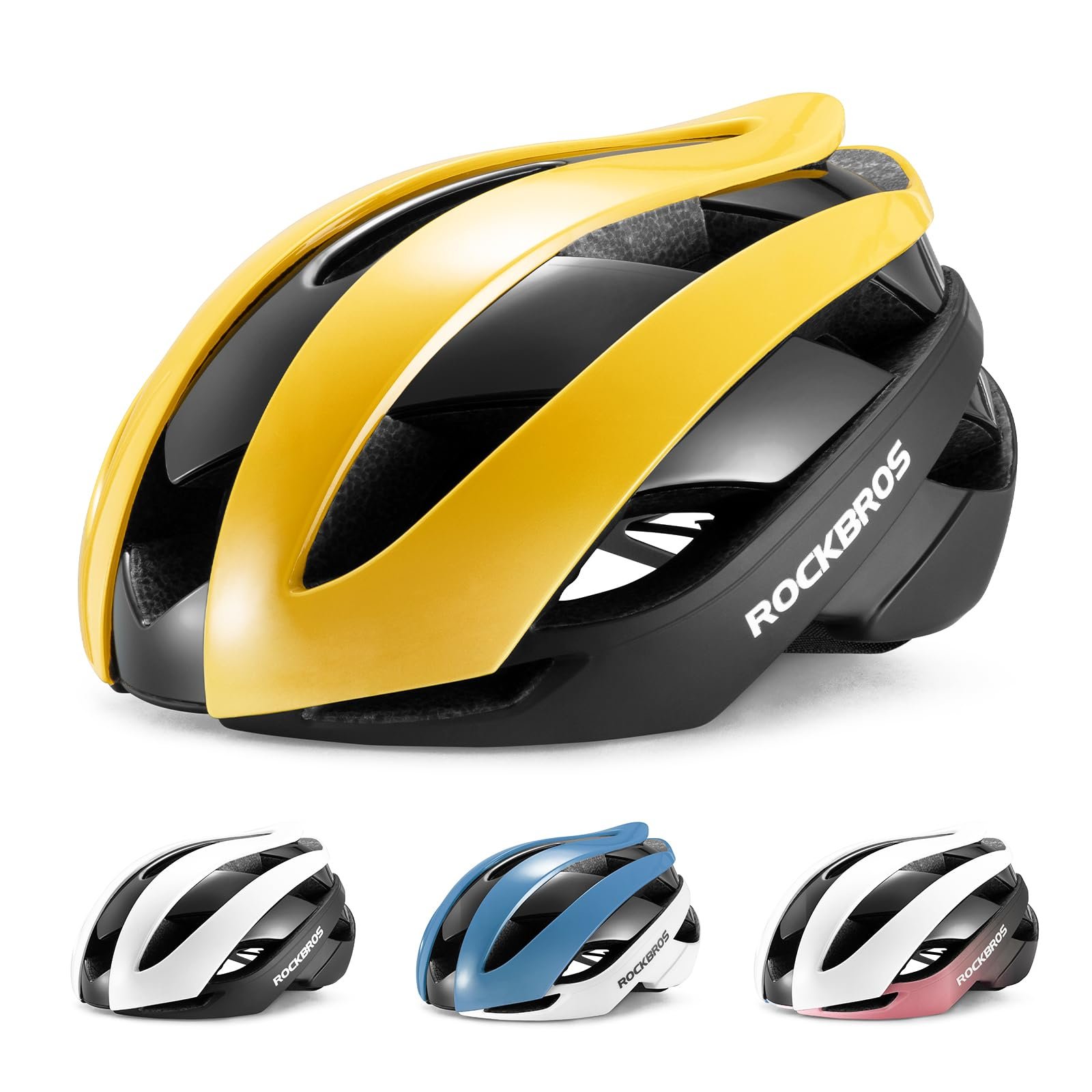 Шолом ROCKBROS M/L 55-61 см, регульований, універсальний, вентильований, 4 кольори, для дорослих, жінок та чоловіків, фото №1