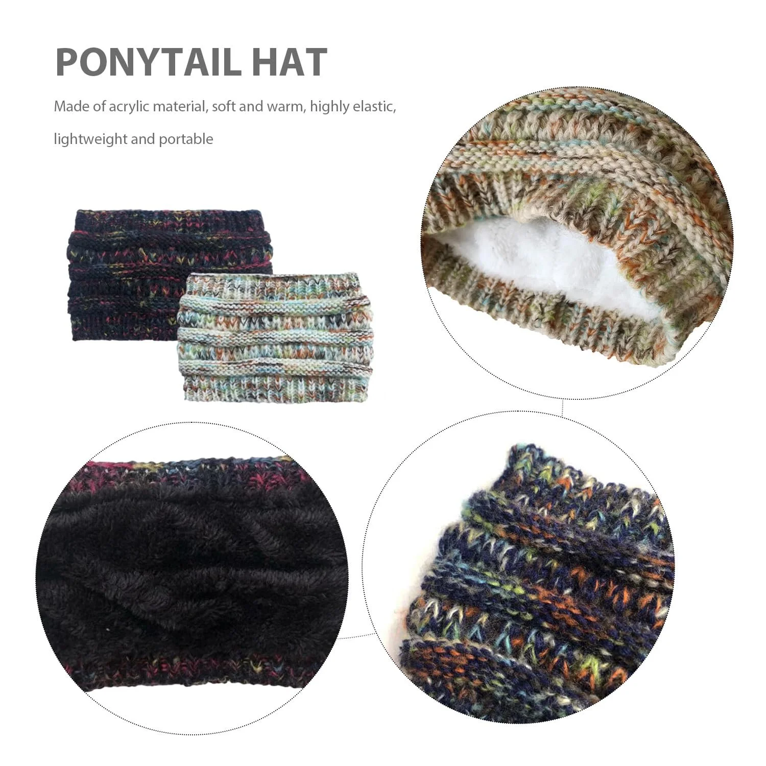 В'язана пов'язка на голову, фото №3