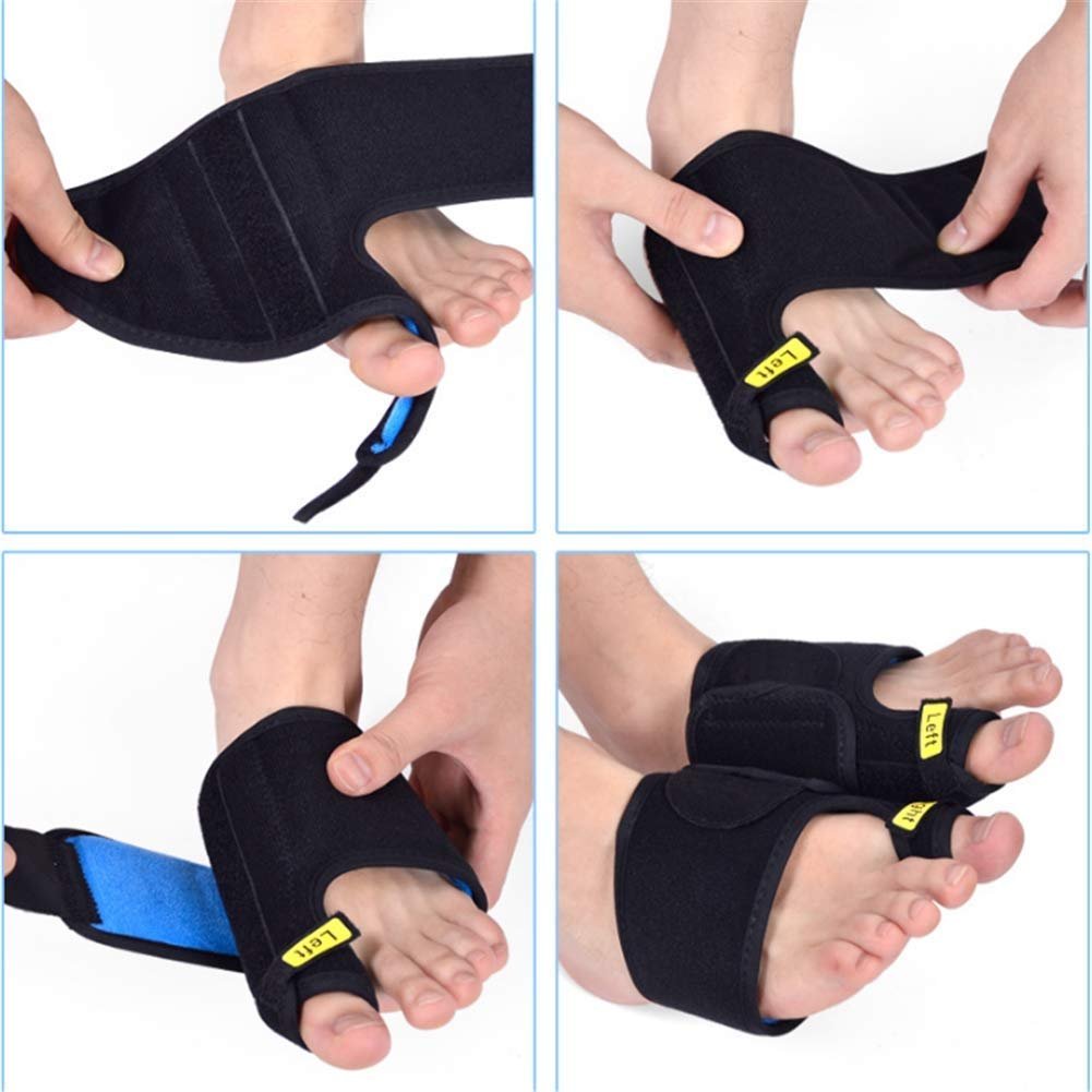 Роздільник для пальців ніг Коректор для взуття день/ніч Hallux Valgus Підтримка Шини Захист Полегшення, фото №5